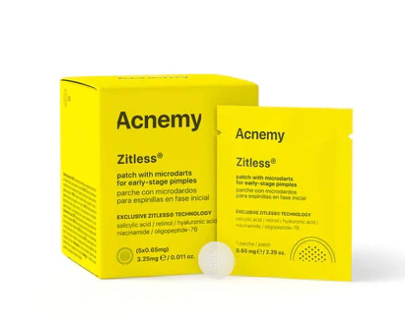 Acnemy Zitless Patches Witch Microdarts - Пластир з мікроголками для ранніх стадій прищів 5шт Acnemy Zitless Patches Witch Microdarts - Пластир з мікроголками для ранніх стадій прищів 5шт